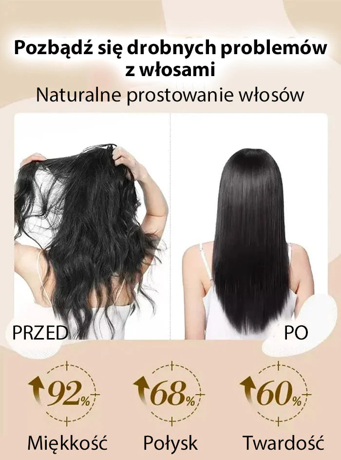??Keratynowy krem do prostowania włosów