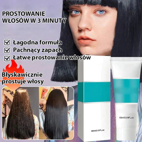 ??Keratynowy krem do prostowania włosów