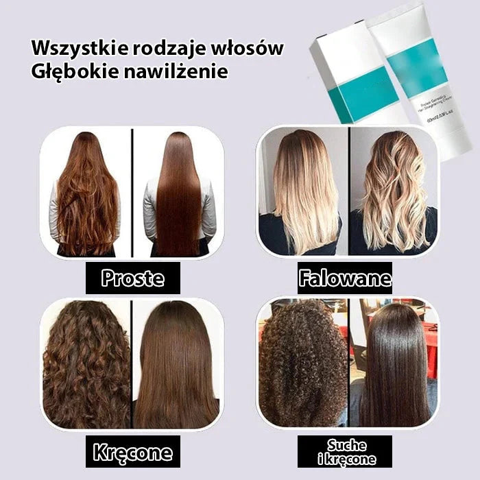 ??Keratynowy krem do prostowania włosów