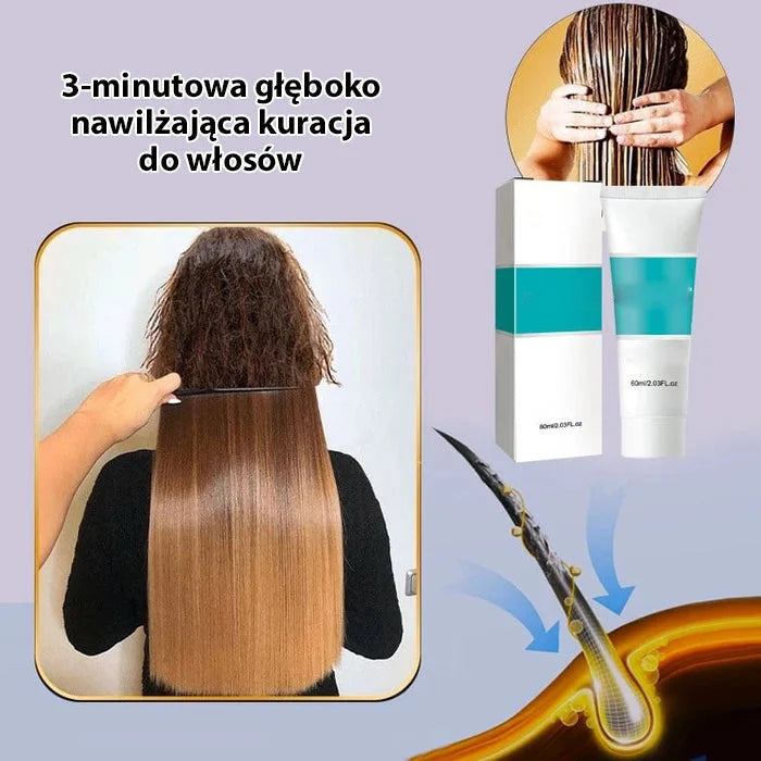 ??Keratynowy krem do prostowania włosów
